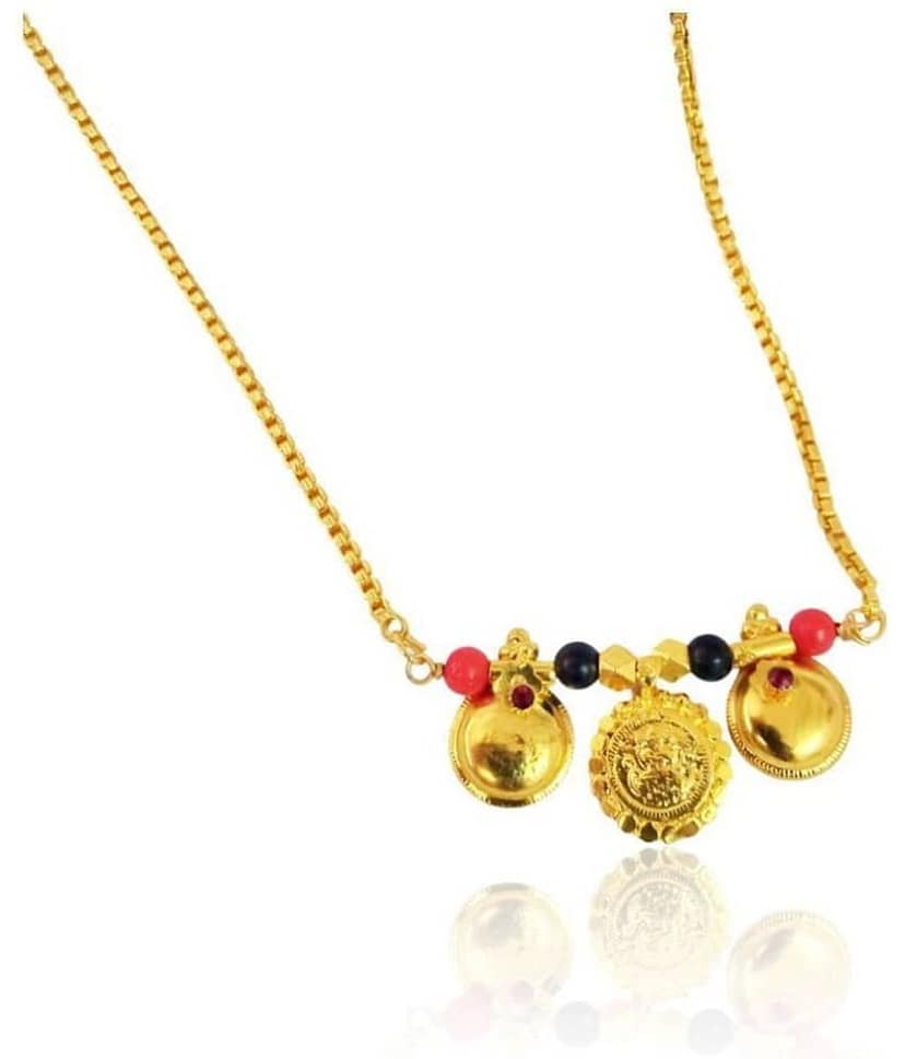 KRIMO Golden Mangalsutra ( Pack of 1 ) view 2