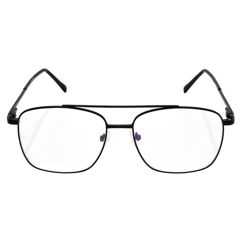 Hrinkar Metal Full Rim Rectangle Spectacles Frames for Men & Women - HFRM19009 view 2
