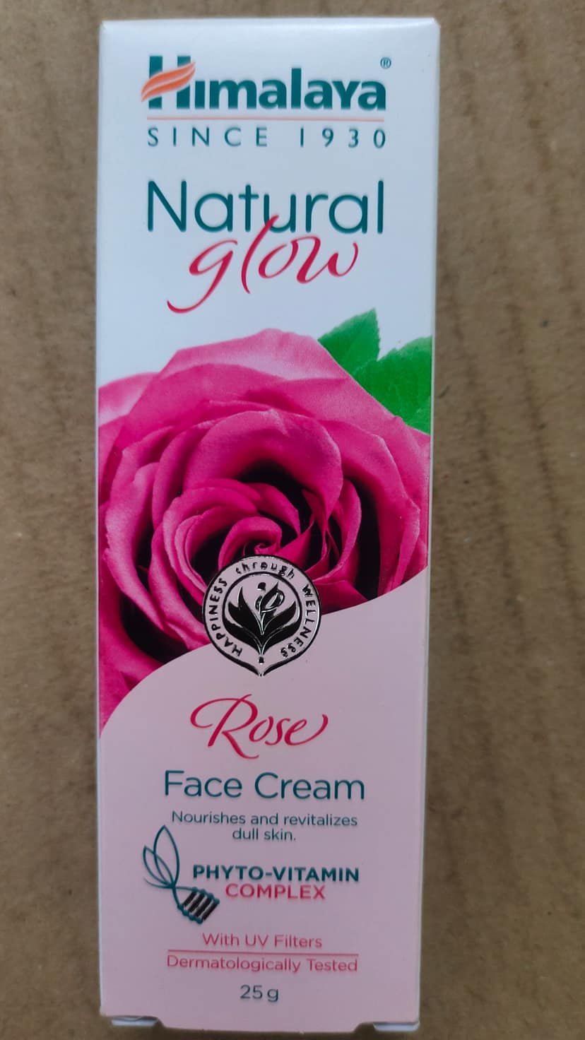 Himalaya natural glow rose face cream