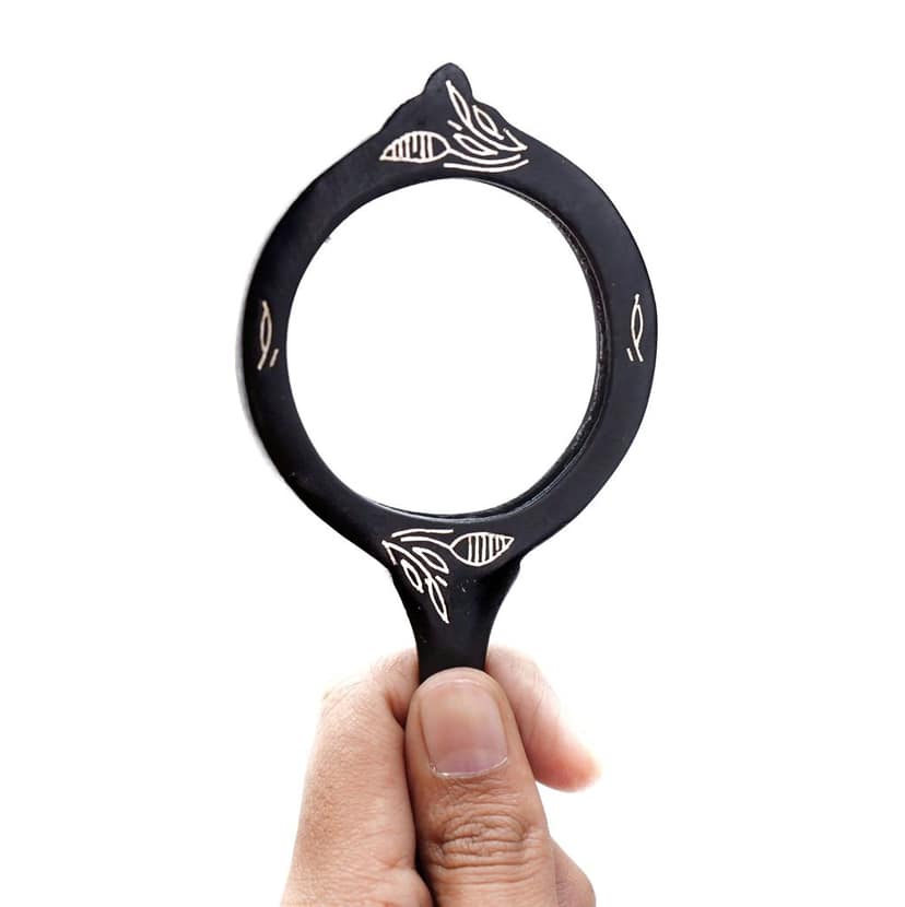 Bidri Work Hand Mirror (1TMTDCOKA08516)