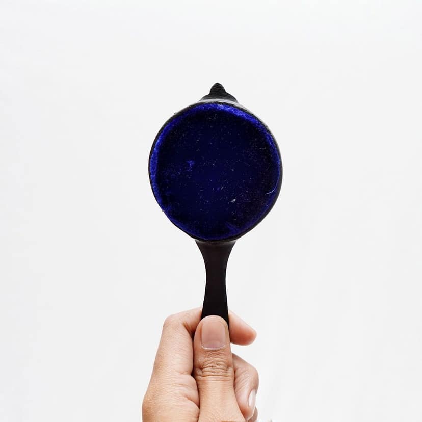 Bidri Work Hand Mirror (1TMTDCOKA08516) view 2