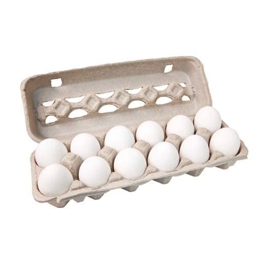 White Eggs 12 Pcs