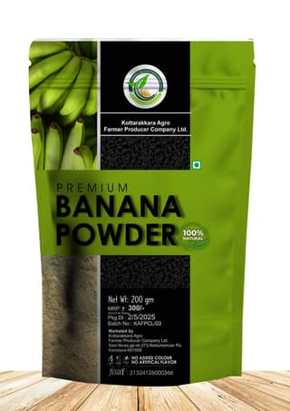 Kottarakkara Agro Premium Raw Banana Powder 200g