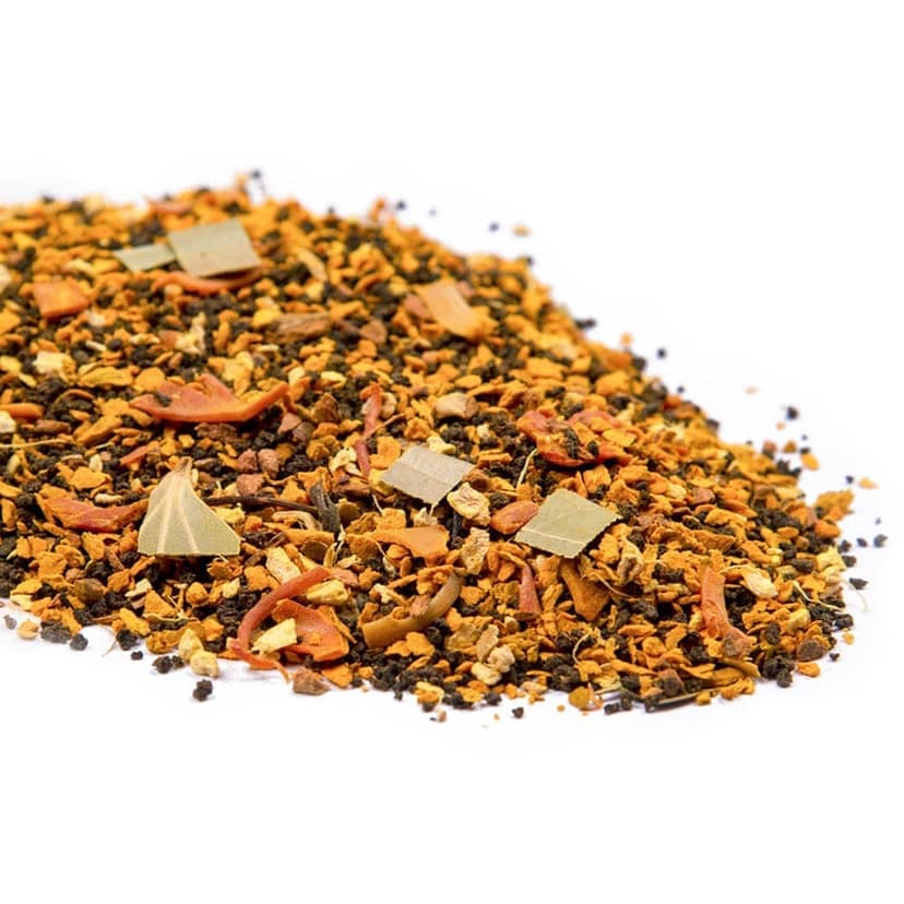 Udyan Tea Turmeric Chai Tea with Cinnamon, Ginger, Mace, Bay Leaves (Herbal), 100% Natural, Boosts Immunity view 2