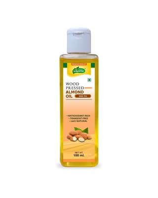 Natureu Wood Pressed Almond Oil - 100% Natural, Transfat Free, Antioxidant Rich