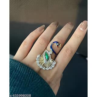 Women INTERNATIONAL MAJESTIC PEACOCK RING