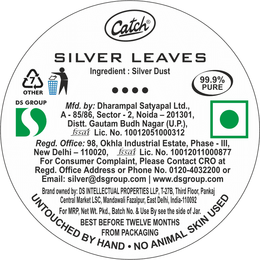 Catch Silver Leaves Bottle || Silver Dust Bottle || 0.32 Grams view 2