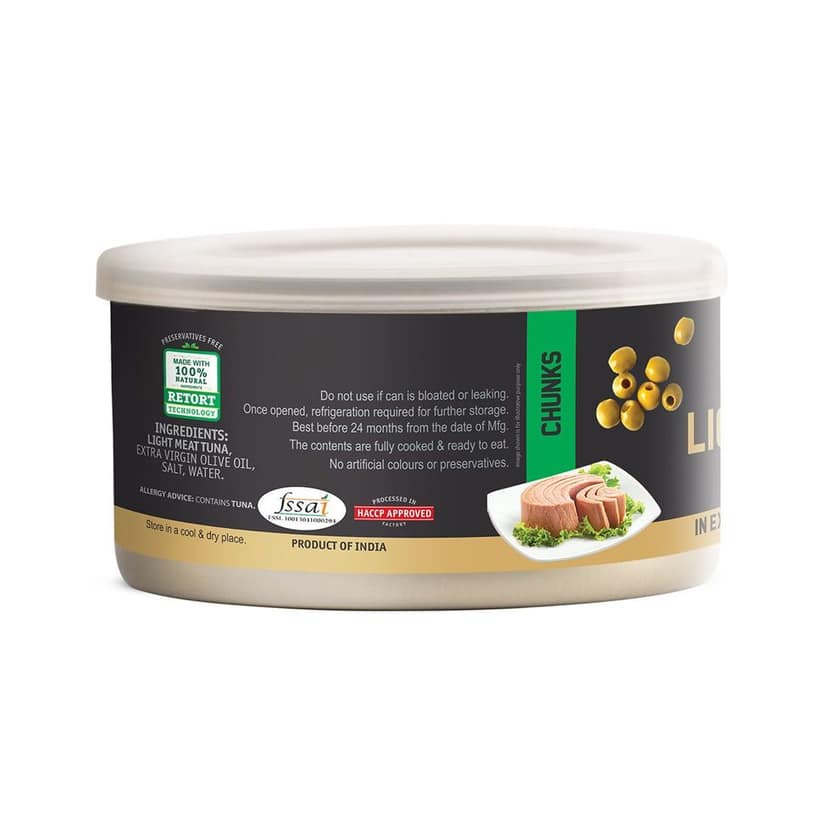 Light Meat Tuna Chunks In Extra Virgin Olive Oil 185g view 2