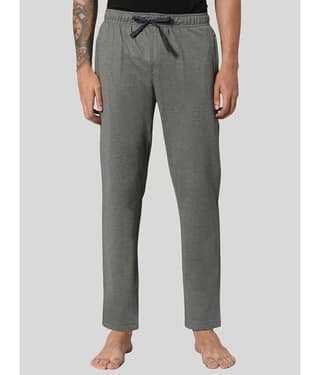 Avoq - Medium Grey Cotton Blend Men's Trackpants ( Pack of 1 )
