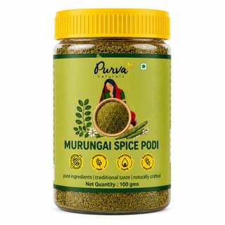 Purva Naturals Moringa Leaf Spice Powder - 100g