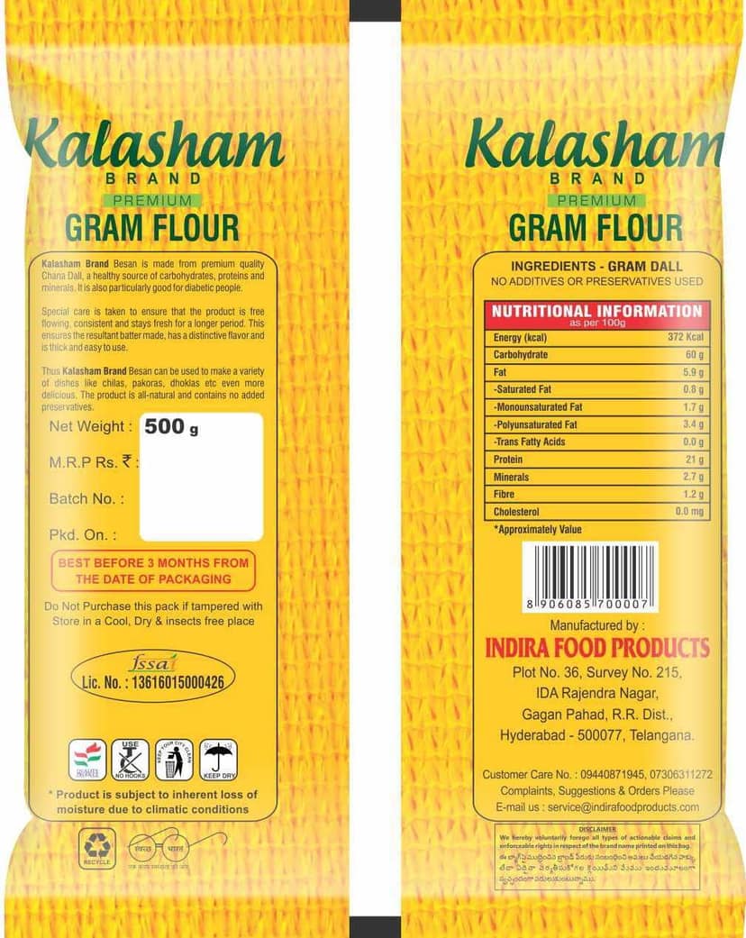 Besan, 500 gm view 2