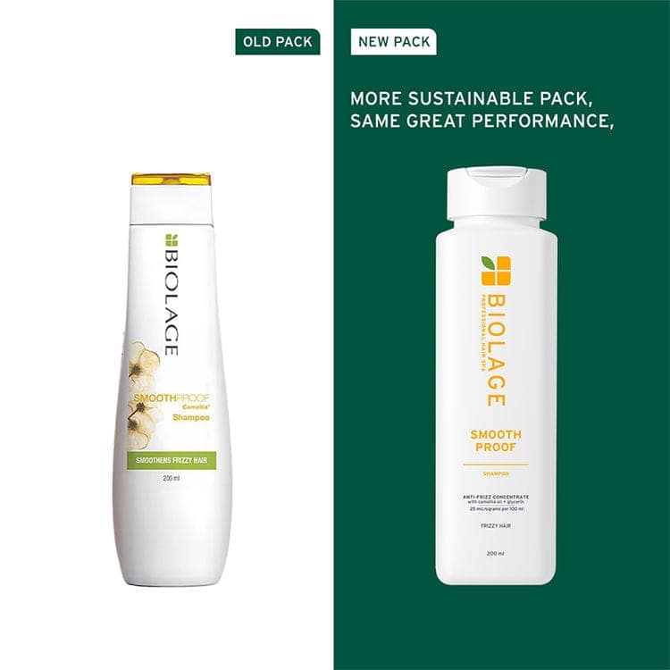 Matrix Biolage Smoothproof Professional Shampoo For Dry And Frizzy Hair, 72 Hrs Frizz Control (200ml) view 2