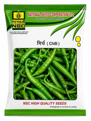 NSC Hy. Chilli Arka Megana, 5 gram Truthfully Labelled seed Pouch