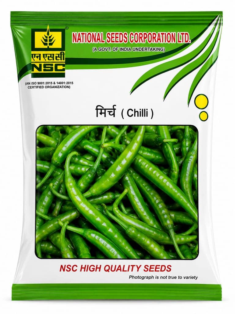 NSC Hy. Chilli Arka Megana, 5 gram Truthfully Labelled seed Pouch