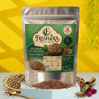 Freshora Mouth Freshner - Tal Variyali Alsi - Flaxseed (200 gram Pouch)
