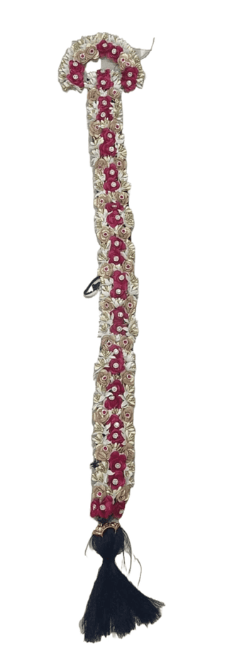 Indian Traditional Velvet Kamar band with Golden Stones for Women-1