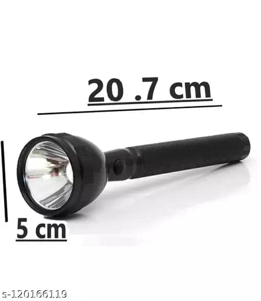 JY 8990 RECHARGEABLE BLACK TORCH FLASH LIGHT view 2