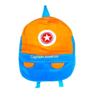 Captain America Bag for School | Kids School Bags | Kids Backpacks | Backpacks For School | Velvet School Bag | Cartoon Designed Bag | Soft Skin Bag | Light Weight Bag