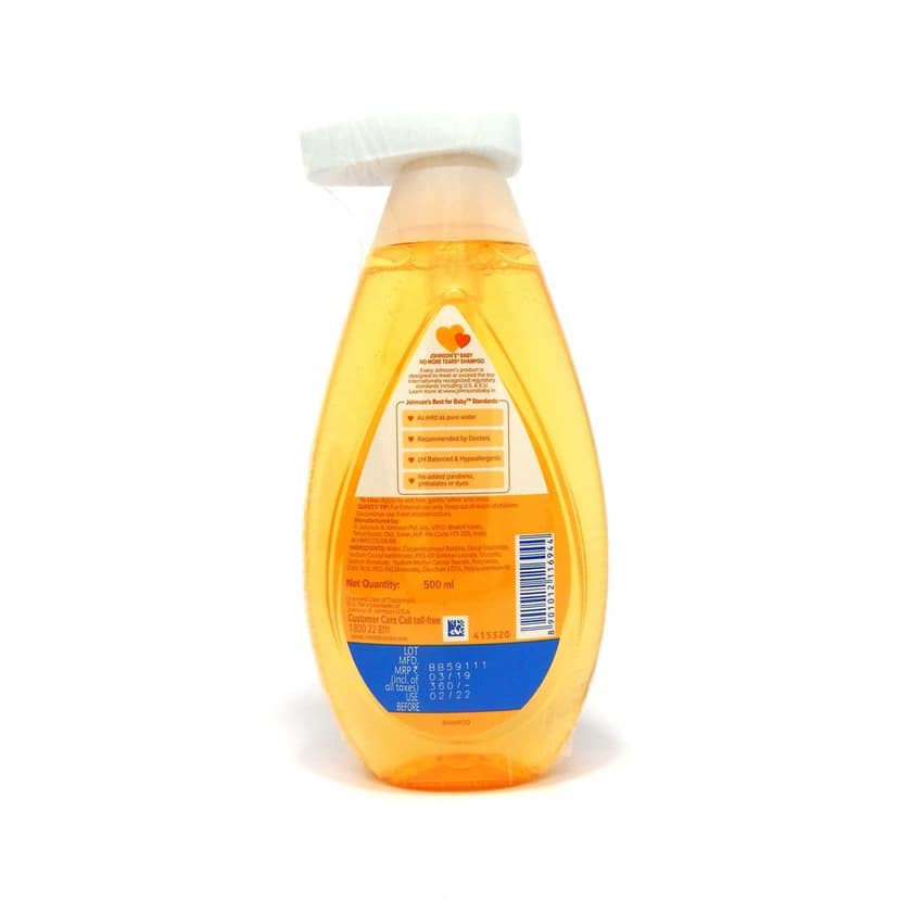 Johnson's Baby No More Tears Shampoo, 500 ml Bottle view 2
