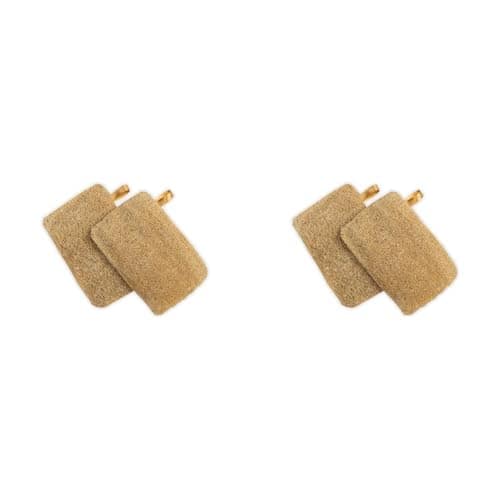 Nat Habit - Back To Natural Secrets Everyday Nat Habit Natural Sun Dried Bath Loofah | Body Sponge & Scrubber for Men & Women | Organic Luffa for Bath Shower Skin Exfoliation (Pack of 4) Nat Habit - Back To Natural Secrets Everyday Nat Habit Natural Sun view 2