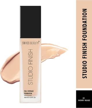 Swiss Beauty Studio Finish Full Coverage Liquid Foundation Nude 30 g