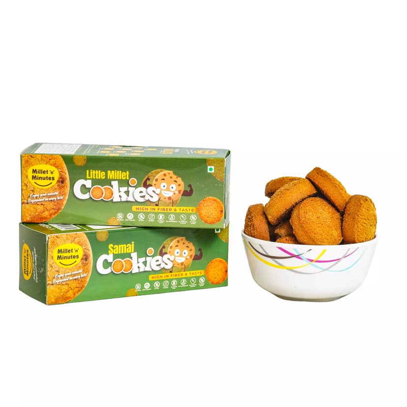 MilletnMinutes Pearl Millet (2 Packs) & Little Millet (2 Packs) –Combo of Nutrient-Rich, Gluten-Free Whole Grains 100gm each view 2