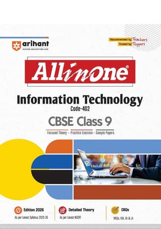 All In One Information Technology | Class 9th Based On Latest NCERT For CBSE Exams 2026| Mind map | All type of Questions | MCQs | [Paperback] [Jan 01, 2024] all in one
