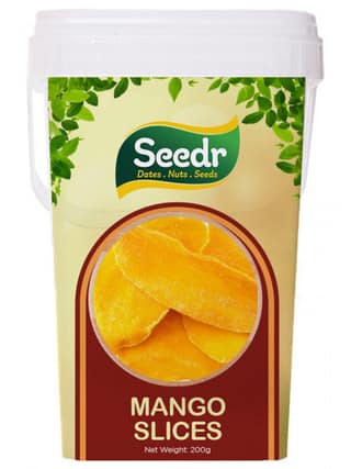 Seedr Premium Dried Mango Slices, 200 gm