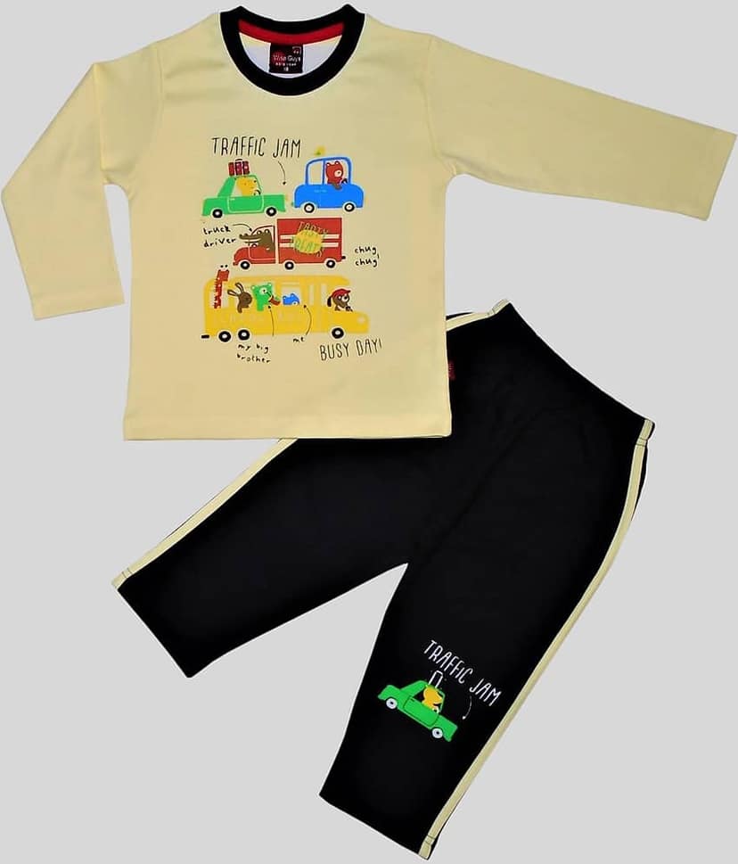 Wise Guys Pack of 1 Baby Boys Cotton Blend Shirt & Trouser ( Gray )