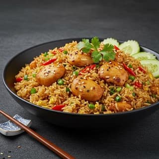 Aromatic Chicken Fried Rice