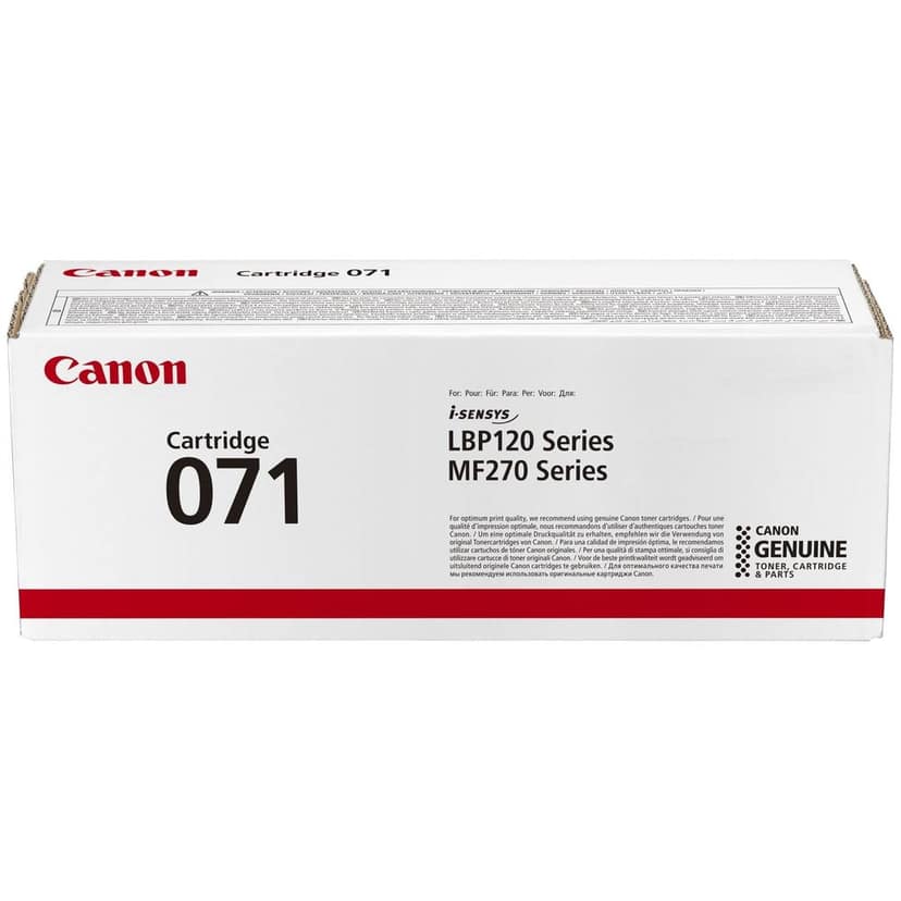 Canon 071 Black Toner Cartridge (CRG-071) for Canon imageCLASS LBP6230, LBP6230dw, LBP6250dn, LBP6230 Printer Series view 2