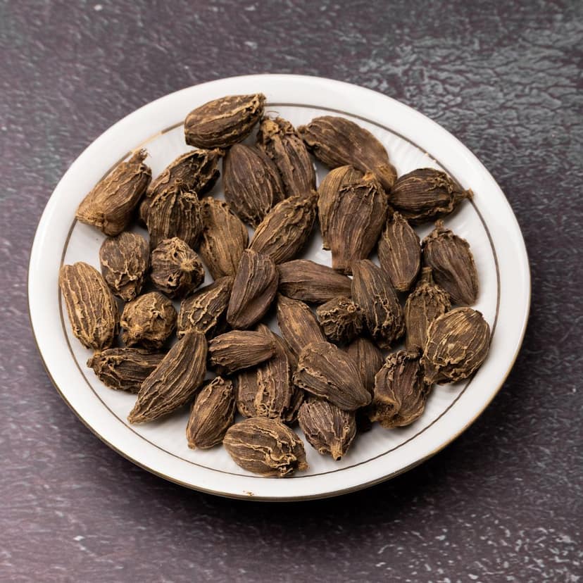 ODM Masala Black Cardamom (Badi Elaichi) - Whole Smoky Pods view 2