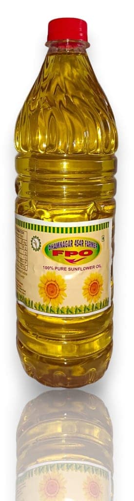 Sunflower oil view 2