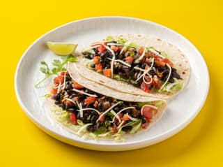 Black Bean Softshell Tacos