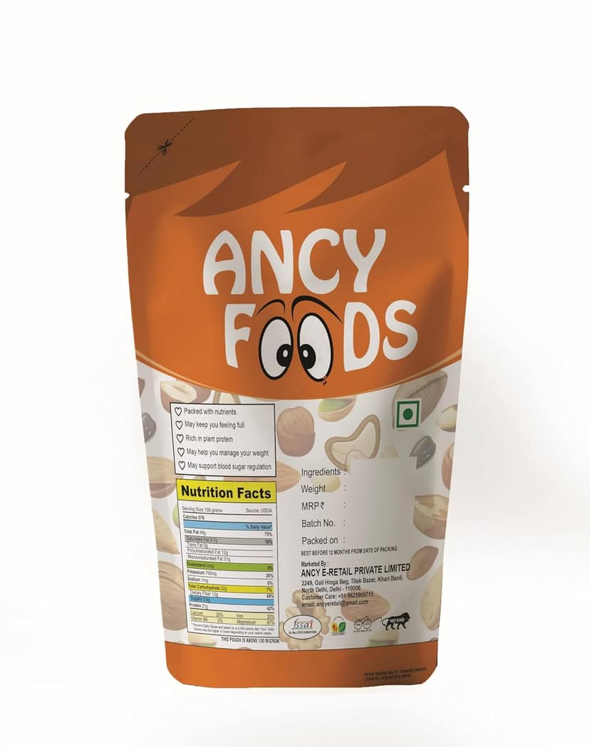 Ancy Munakka with Seeds | Premium Dried Raisins | Naturally Sweet Dried Fruit | 200 g view 2