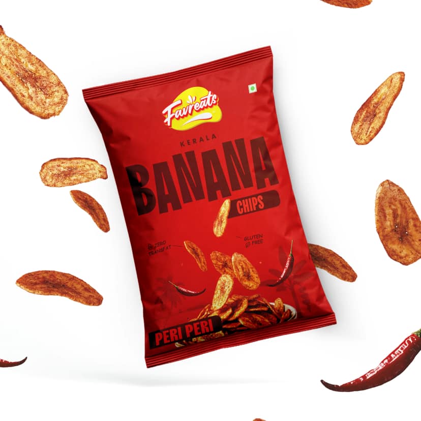 favreats Banana Chips Peri Peri 100g view 2