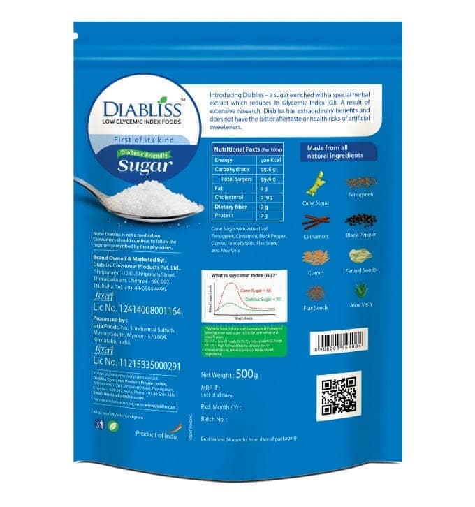 Diabliss Sugar 500g view 2