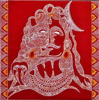 Aipanart decorations Adi Yogi