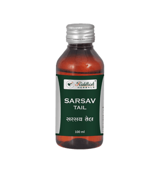 Riddhish Herbals Sarsav Oil (100 ml Each) - combo pack (3)