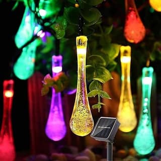 Solar Powered String Lights for Diwali Garden Patio Yard Multicolor
