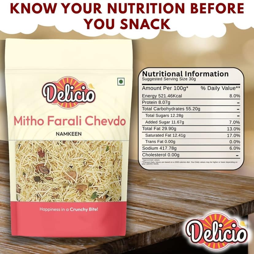Delicio Mitho Farali Chevdo view 2