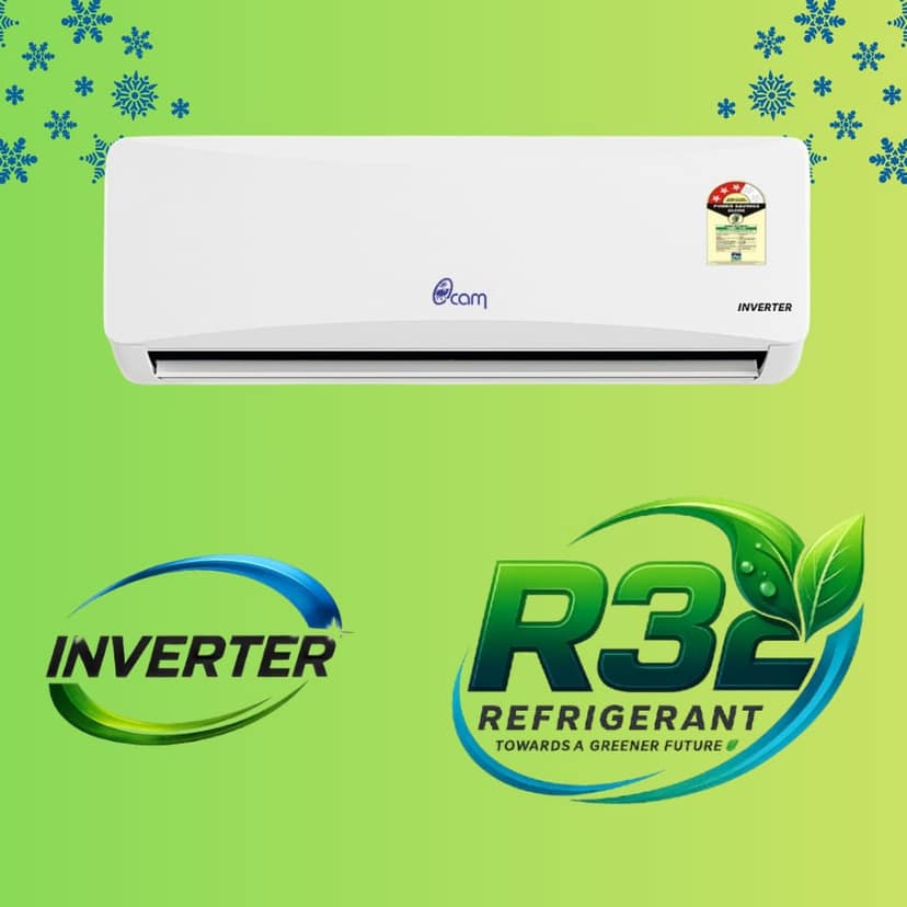 Ocam 1.5 Ton 3 Star Inverter Split AC – Copper, 5050 Watts view 2