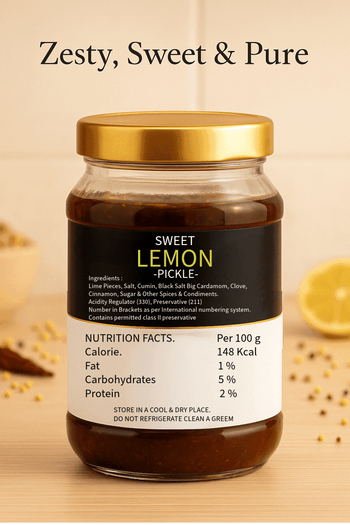 Sweet lemon pickle view 2