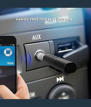 Webrothers 3.5mm Bluetooth Audio Jack AUX Receiver With Mic For Car Kit Compatible For Android & iOS Dongle Connector Adapter Transmitter Wireless Stereo TV Pen Drive bluetooth stereo adapter