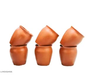 All New Elegant Ceremic Kullad Tea Cups-10 Unit