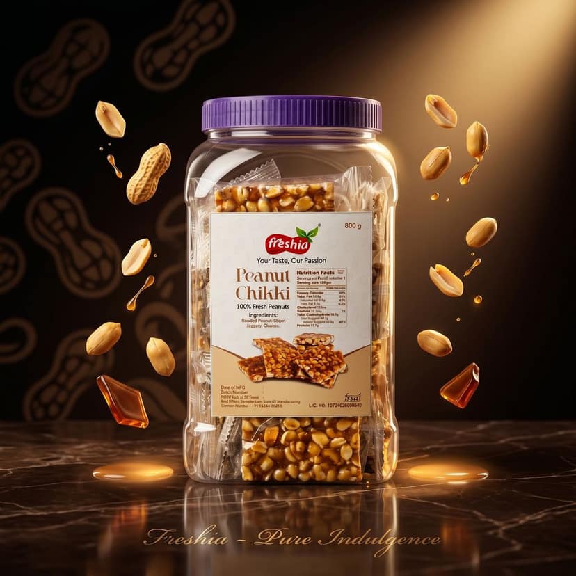 800 GM Peanut Chikki view 2
