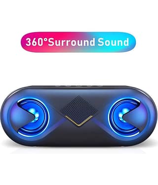 COREGENIX NEW GAZE TUNE 10 W Bluetooth Speaker Bluetooth v5.0 with SD card Slot,Call function Playback Time 12 hrs Assorted