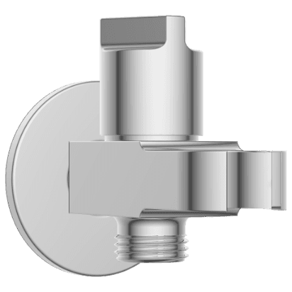 AC-34 Wall Outlet With Wall Flange & Shower Hook & Shutoff Valve view 2