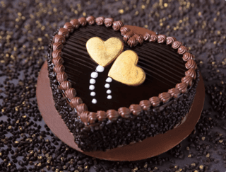 Monginis Dutch Chocolate Heart Cake 500 Gms