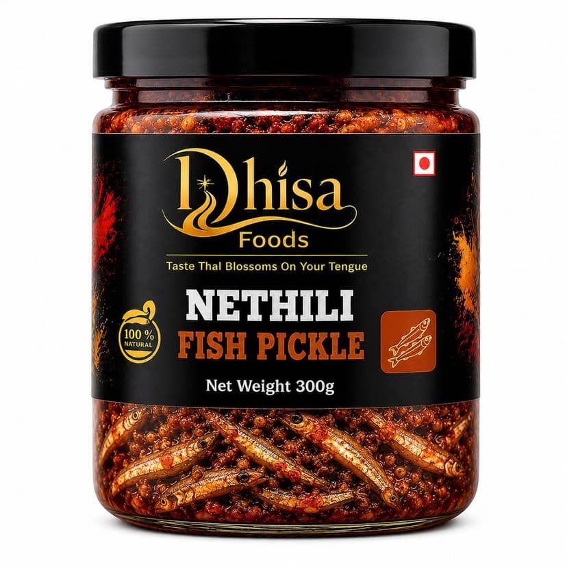 NETHILI FISH PICKLE 300gm view 2